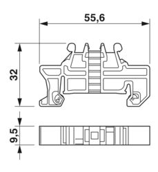 CLIPFIX 35 - End bracket - 3022218 | Phoenix Contact