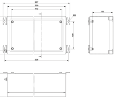 E S4 A 200X150X80 - Junction Box - 0899554 | Phoenix Contact