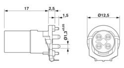 SACC-CI-M12FST-4CON-L180 TOR SH - Contact carrier - 1418342 | Phoenix ...