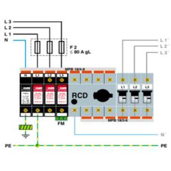 VAL-MS 320/3+1/FM-UD - Type 2 surge arrester - 2856689 | Phoenix Contact